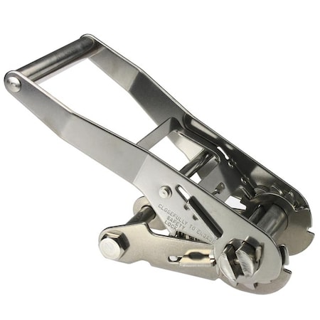 Us Cargo Control Long Wide Handle Stainless Steel T-304 Ratchet for 2" webbing RAT50SS
